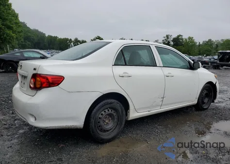 2010 Toyota Corolla Base from USA, damaged, VIN 2T1BU4EE2AC258407